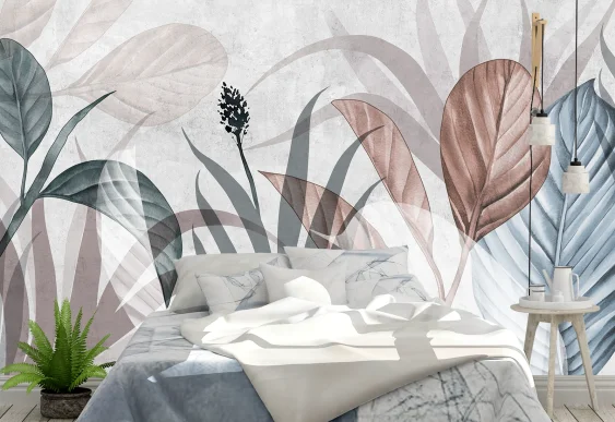 🕊️ Фотообои «Нежный лес с птицами»