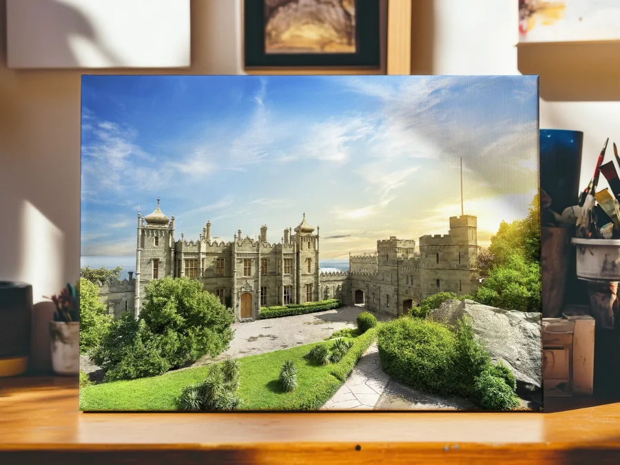🏰 Картина Воронцовский дворец в Крыму на холсте