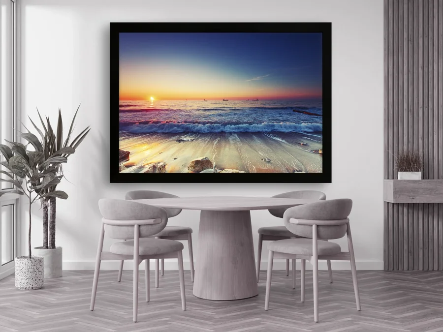 🌅 Картина «Закат над морским берегом»