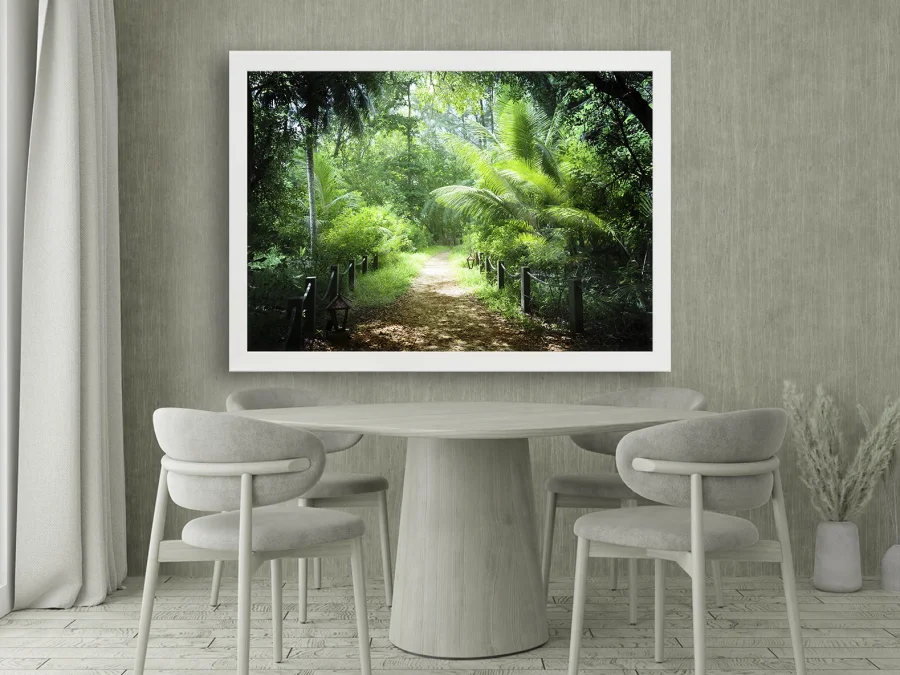 🌿 Tablou „Potecă în pădure tropicală”