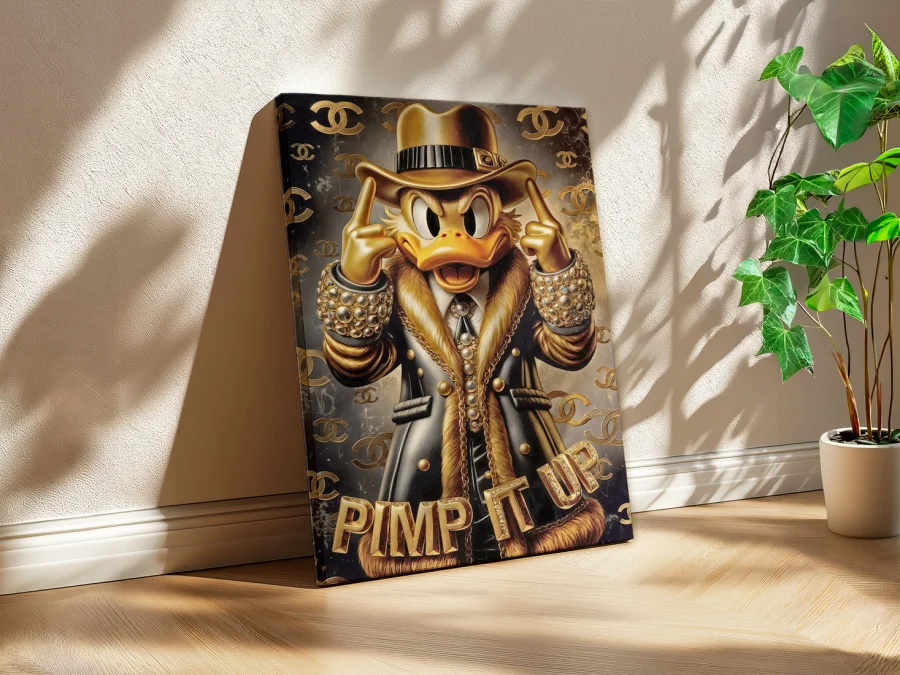 🦆 Tablou pe pânză Scrooge McDuck Pimp It Up