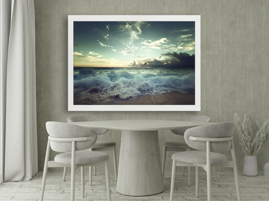 🌊 Картина «Морские волны у берега»