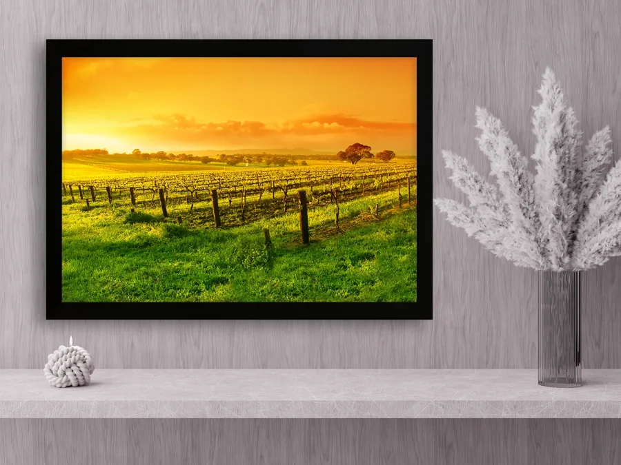 🌅 Картина «Золотое поле на закате»