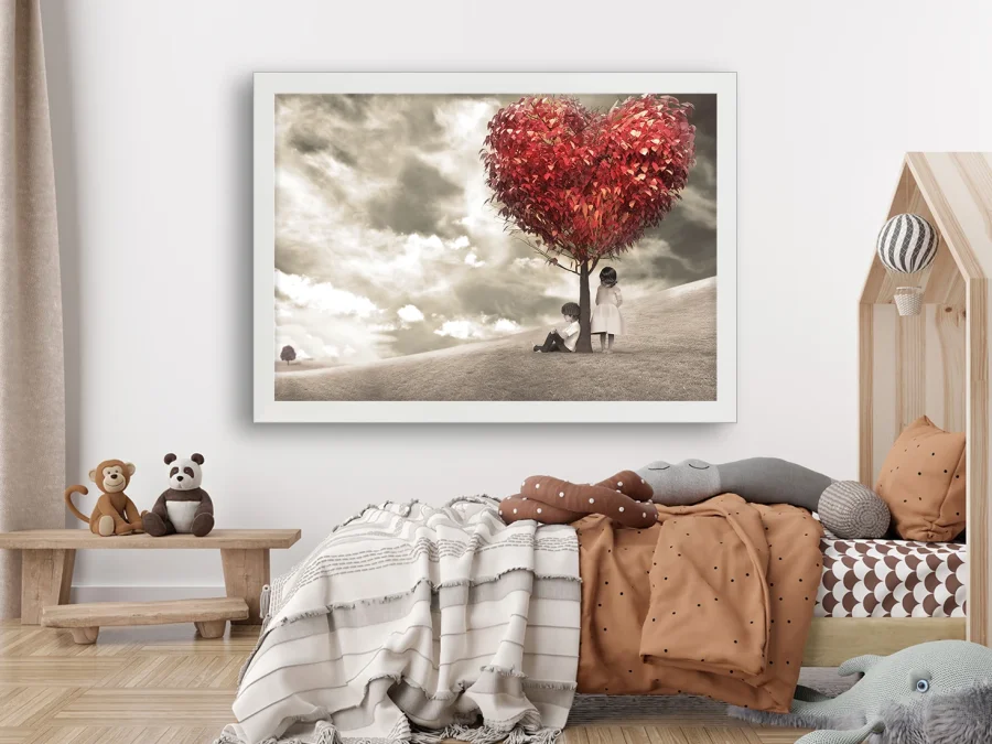 ❤️ Tablou „Copacul iubirii cu copii”