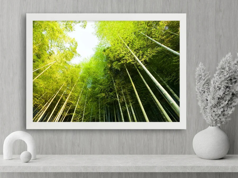 🎋 Tablou „Pădure de bambus spre lumină”