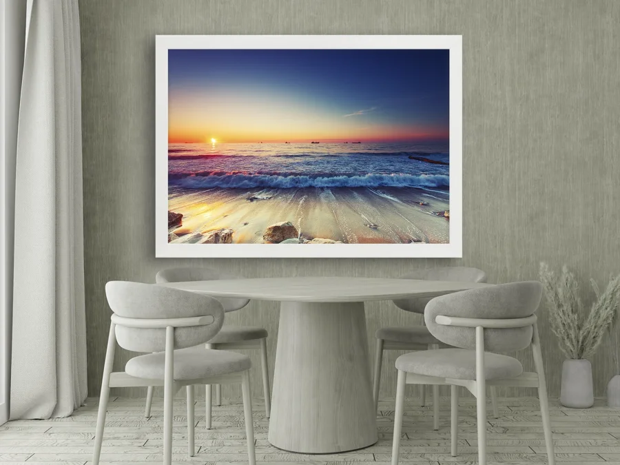 🌅 Картина «Закат над морским берегом»