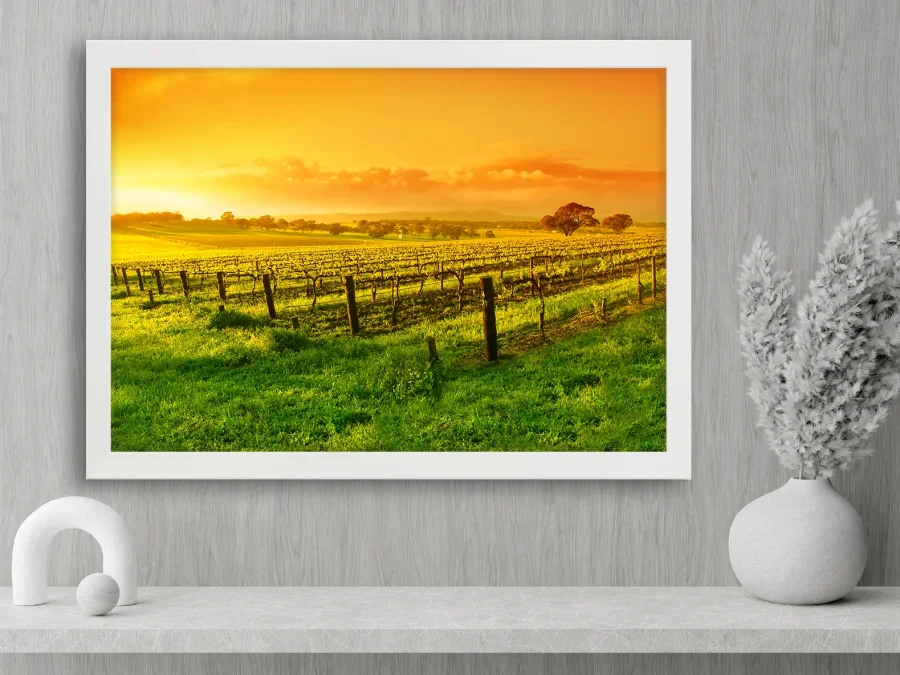 🌅 Картина «Золотое поле на закате»