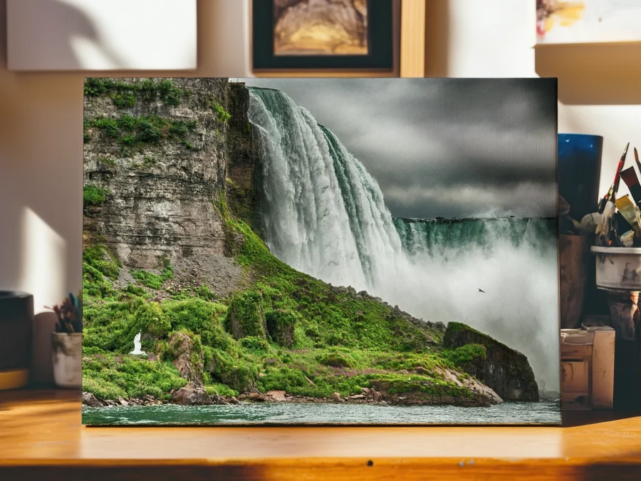 🌊 Tablou pe panza Cascada maiestuoasă Niagara