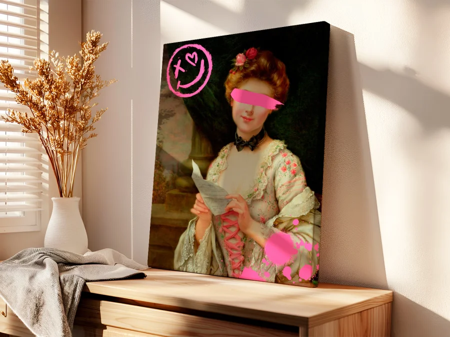 🖼️ Картина Pink Smile Classic на холсте