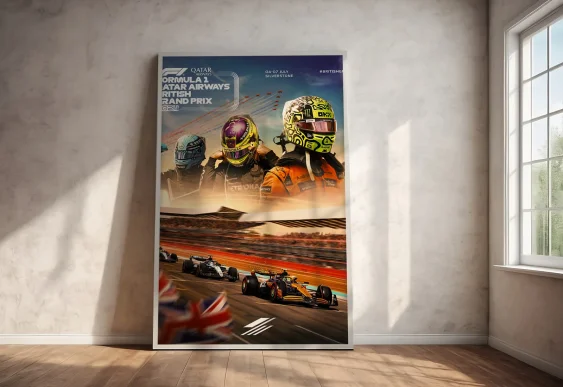 🏁 Постер Формула 1 Гран-при Британии