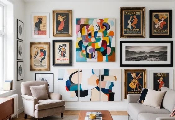 Постеры в интерьере: как создать яркий акцент