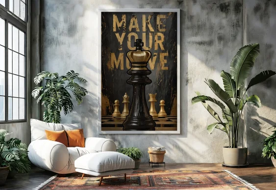 Tablou rege șah și strategie de succes