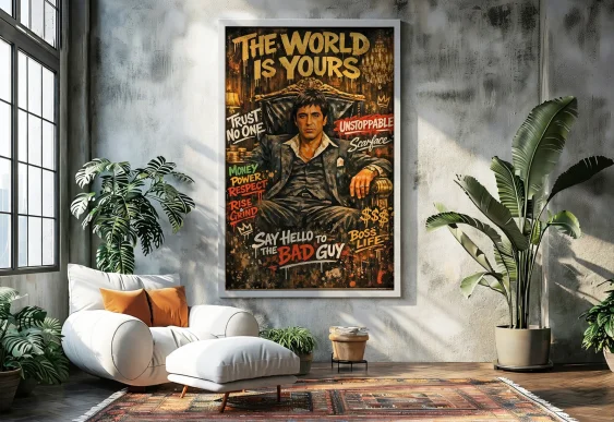 🎤 Картина Боб Марли One Love яркий портрет