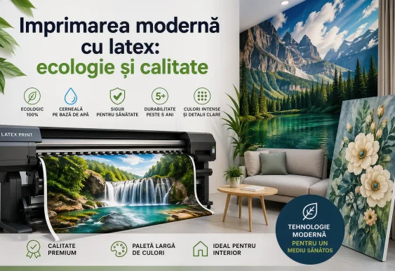 Латексная печать фотообоев и холстов: преимущества