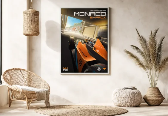🏎️ Постер Monaco E-Prix скорость трассы