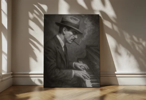 🏮 Tablou Oraș Asiatic de Noapte Anime pe pânză