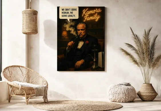 🎬 Tablou Nașul Kamora Family pe pânză
