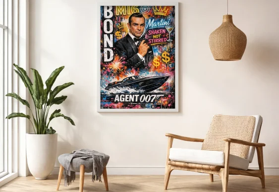 🌸 Картина на холсте Цветочный флакон Chanel с бабочками