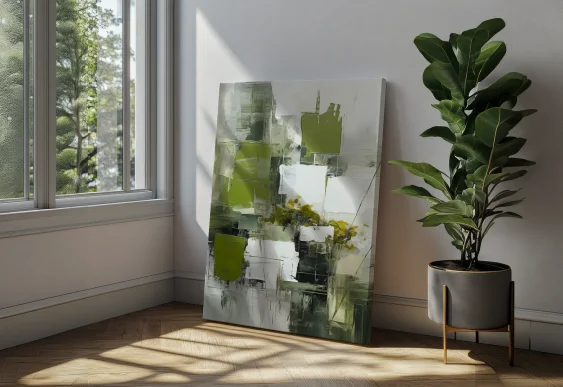 🎨 Tablou Abstracție Aurie Textură pe pânză