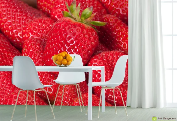 Tapeta la comanda - Căpșune