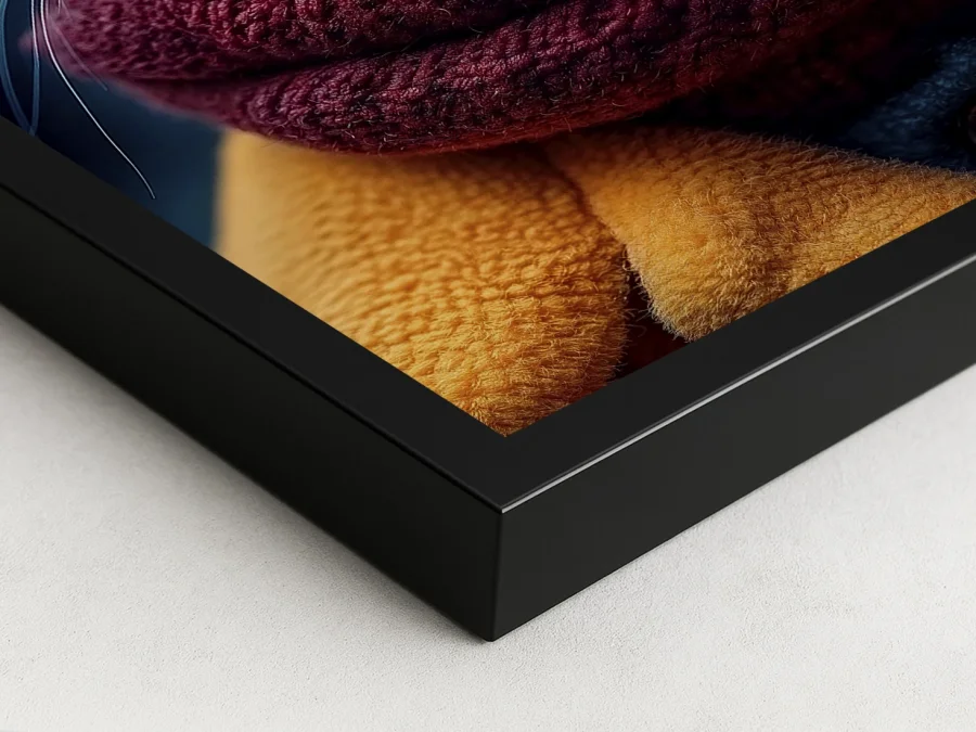 🐱 Tablou pisică stilată cu ochelari și fular