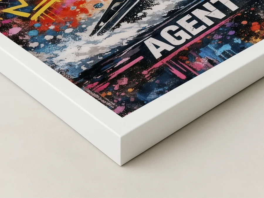 🔫 Tablou James Bond cu pistol și barcă