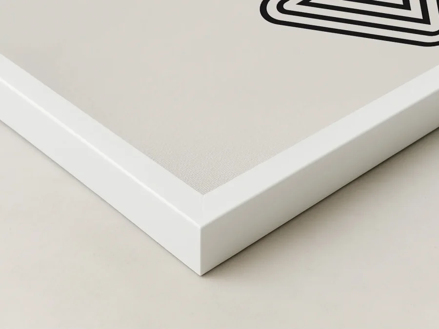 ⚫ Картина в раме геометрия круги и линии минимализм