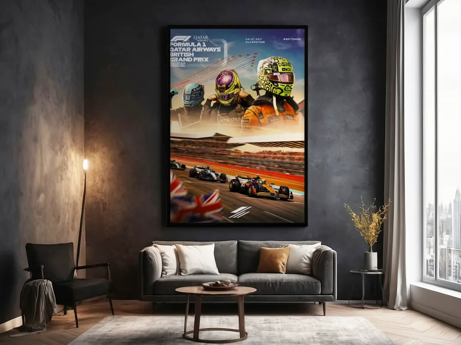 🏁 Постер Формула 1 Гран-при Британии