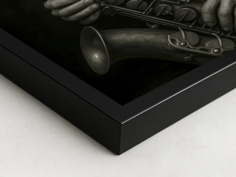 🎷 Картина саксофонист в винтажном стиле