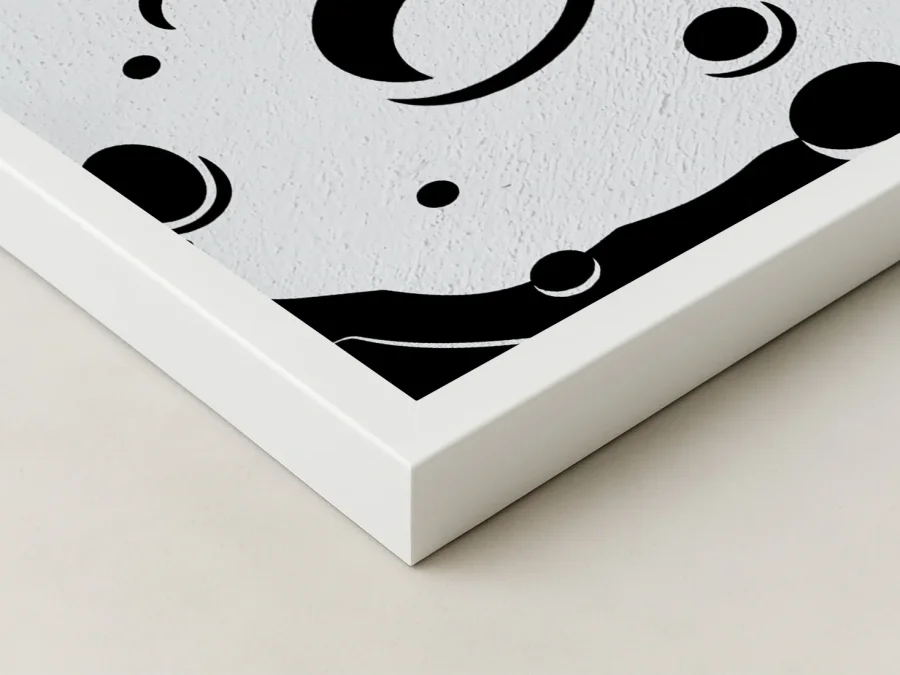 🚀 Tablou în ramă astronaut cu inimă pe lună