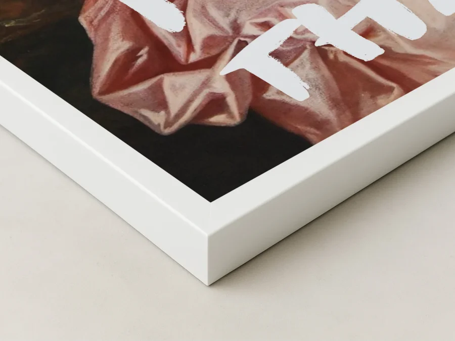 🎨 Картина на холсте Портрет с надписью I SAW THAT