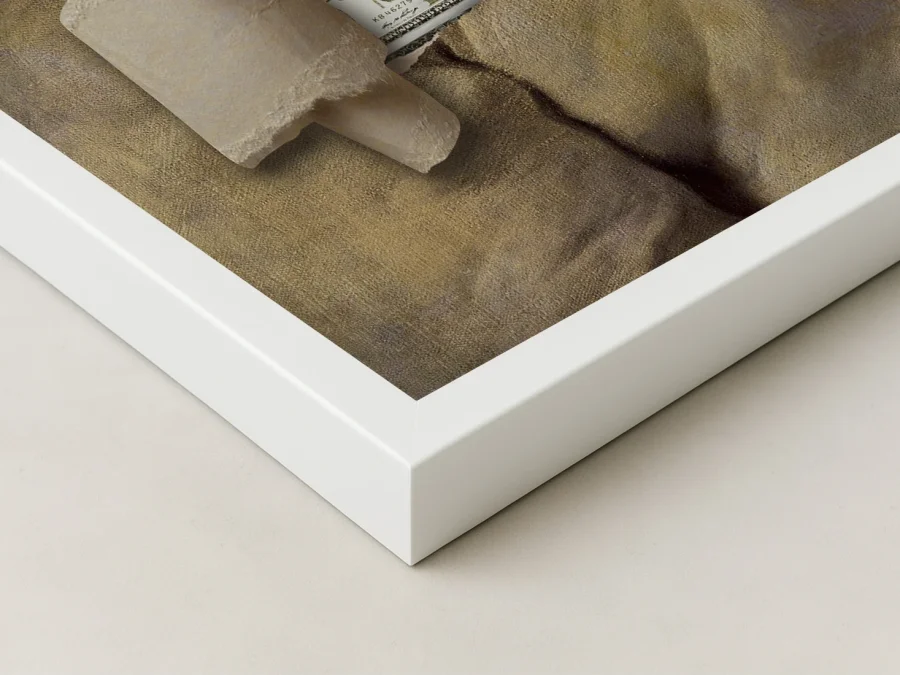 💵 Tablou pe pânză Benjamin Franklin cu dolari