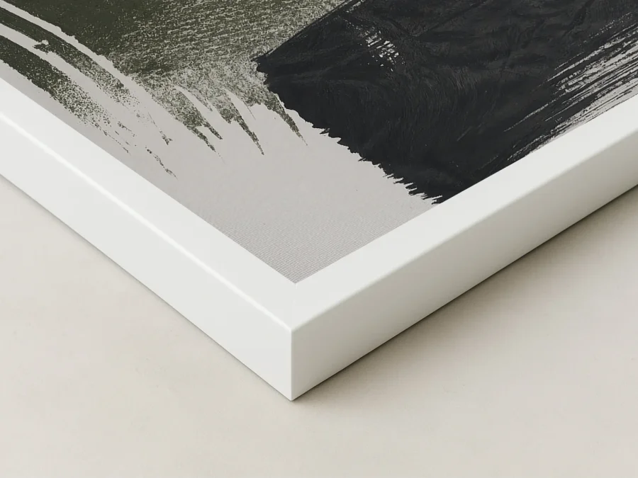 🎨 Картина абстракция в оливковых тонах на холсте