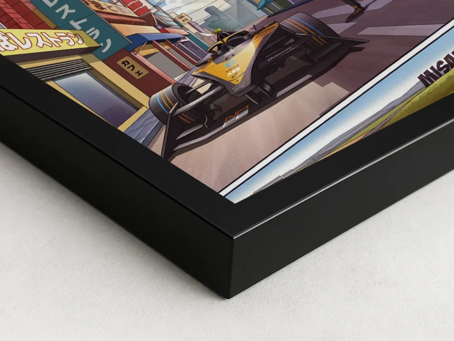 🏎️ Постер Токио с гоночными болидами