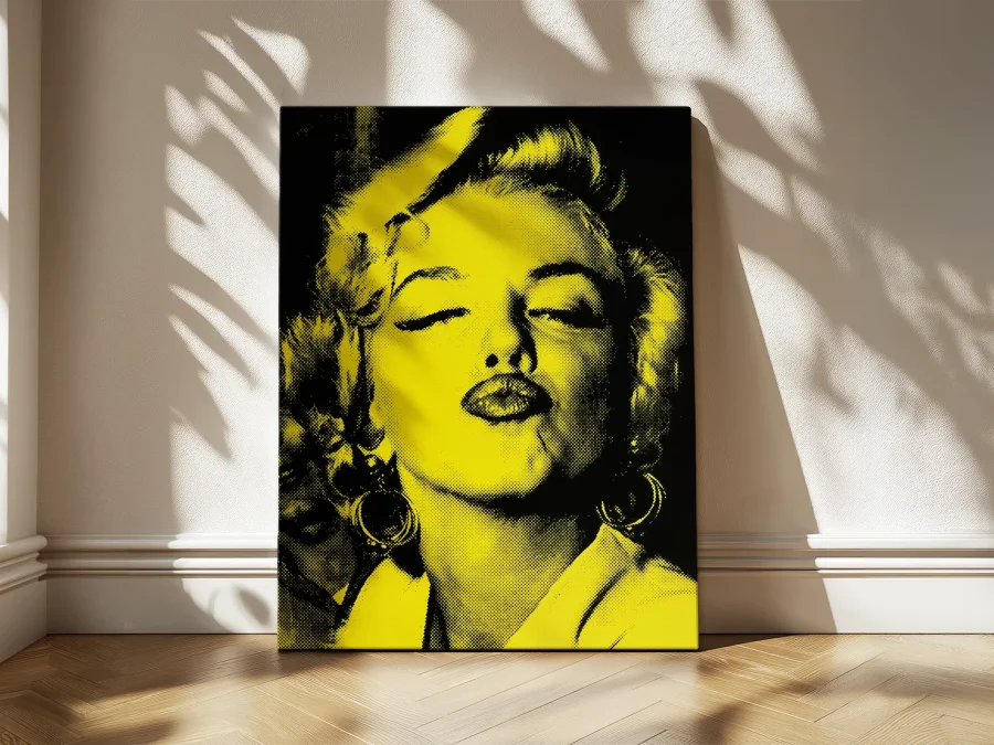 ✨ Tablou Pop-art Marilyn Monroe pe pânză