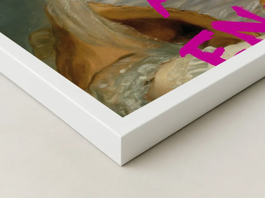 💗 Картина на холсте Портрет с надписью RELAX AND ENJOY