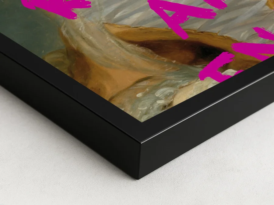 💗 Картина на холсте Портрет с надписью RELAX AND ENJOY