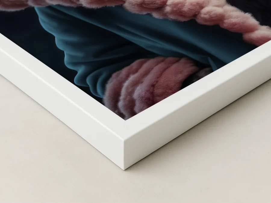 🐱 Картина модный кот в очках и зимнем стиле