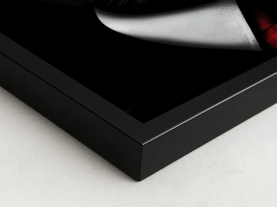 🐱 Tablou în ramă pisică în pălărie și costum elegant