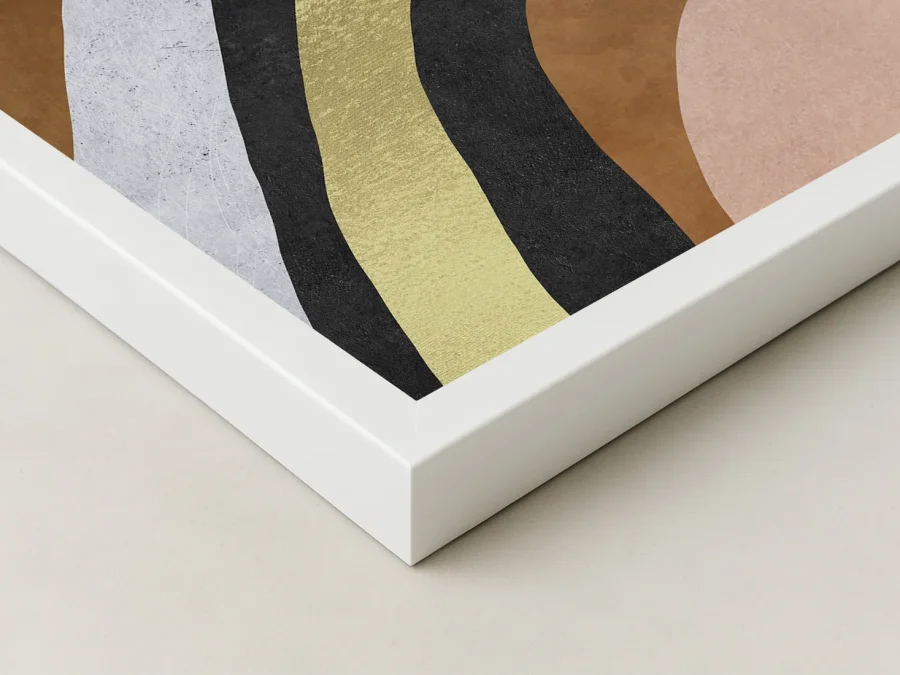 🌄 Абстрактный пейзаж с солнцем и горами