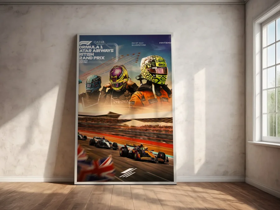 🏁 Постер Формула 1 Гран-при Британии
