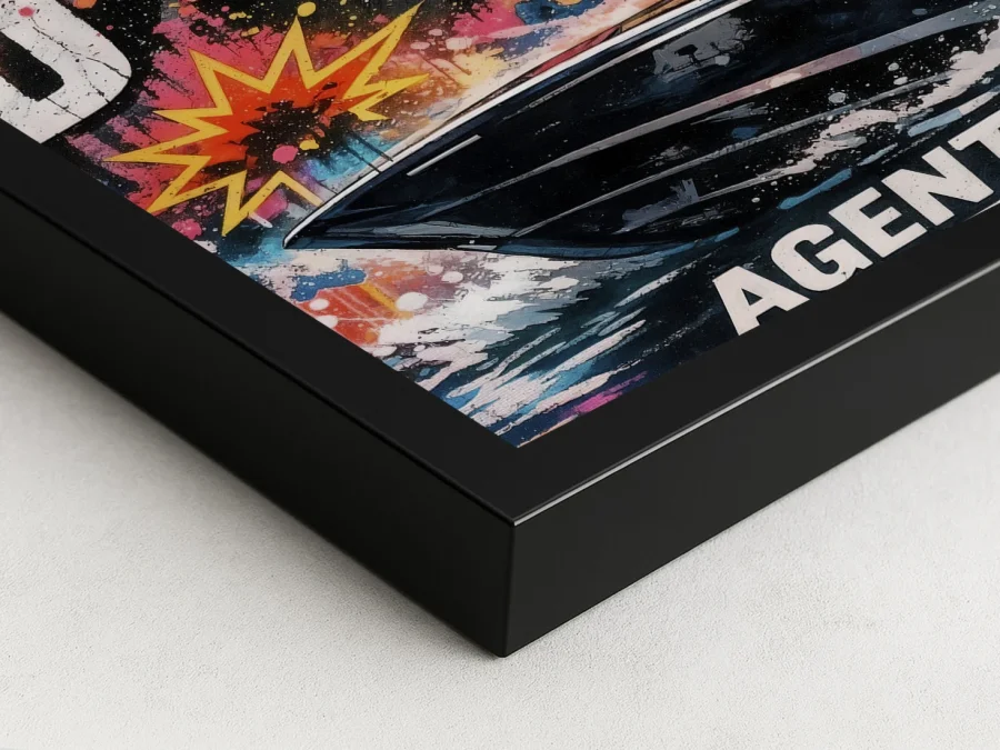 🔫 Картина Джеймс Бонд 007 с катером и оружием