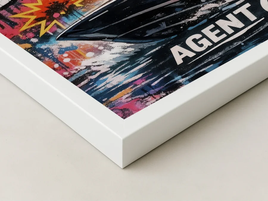 🔫 Картина Джеймс Бонд 007 с катером и оружием