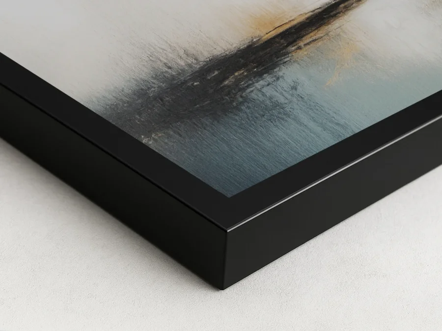 🎨 Tablou abstract cu contrast de culoare pe panza