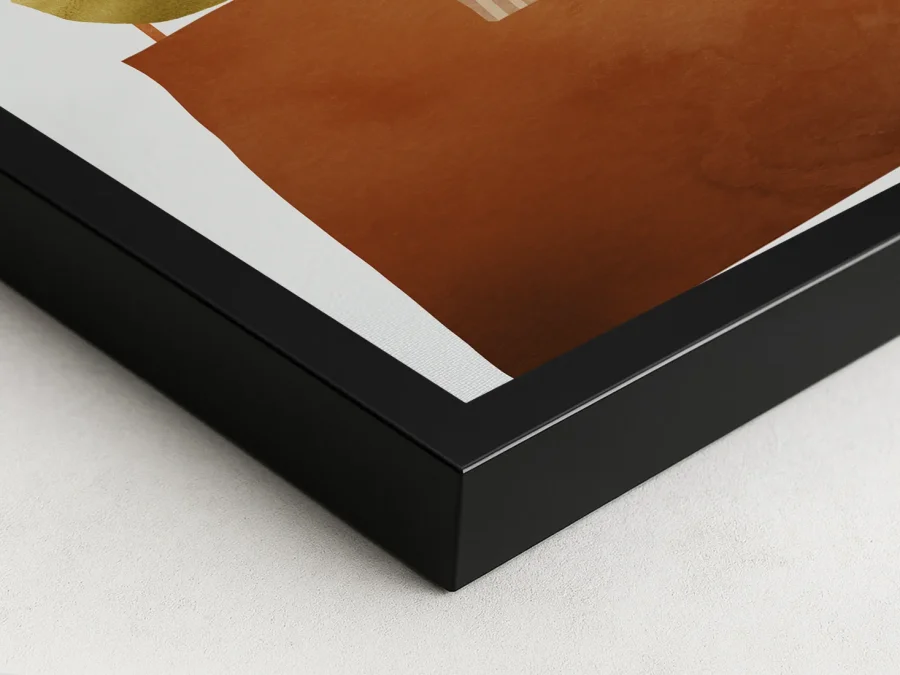 🎨 Абстрактная композиция в теплых оттенках