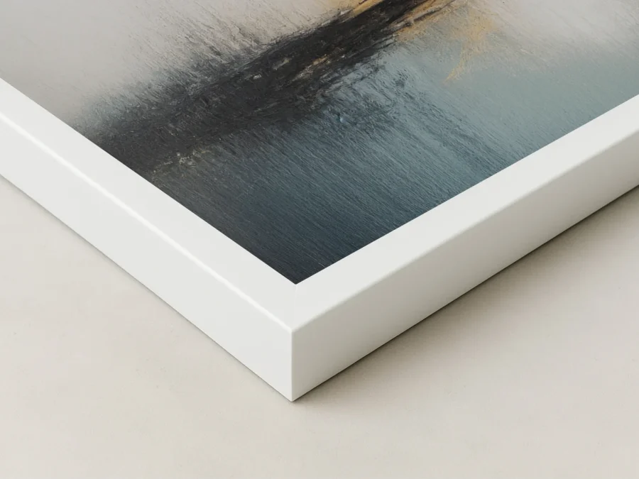 🎨 Tablou abstract cu contrast de culoare pe panza