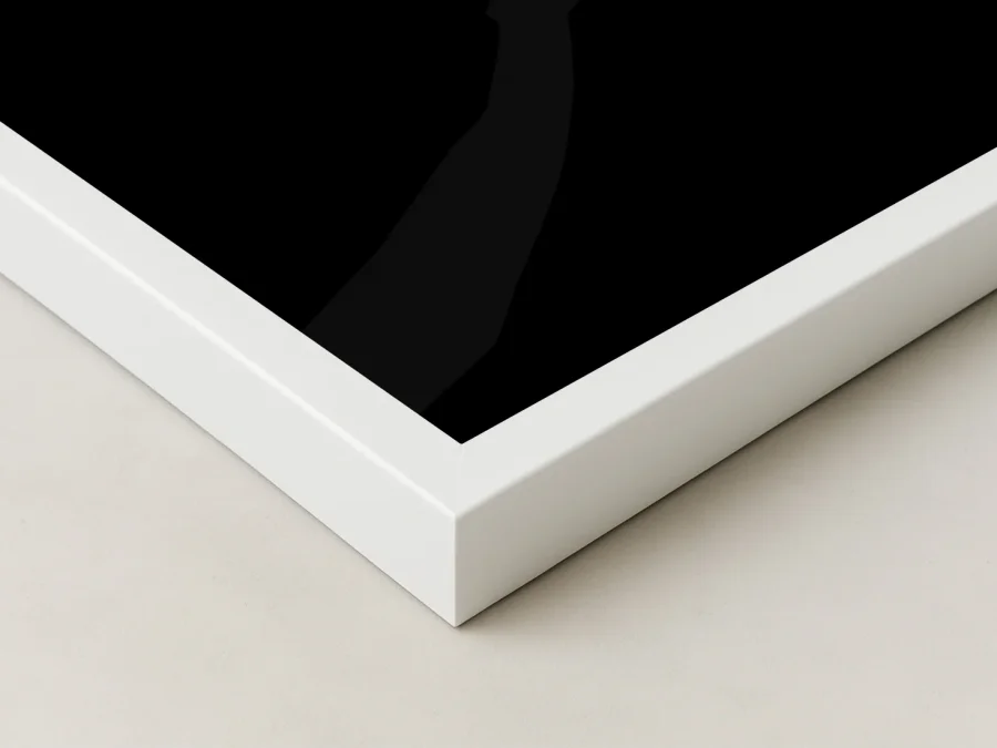 🌅 Tablou în ramă siluetă samurai cu soare roșu