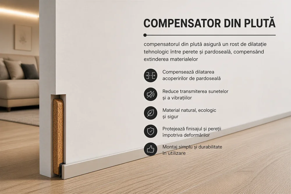 Compensator din plută